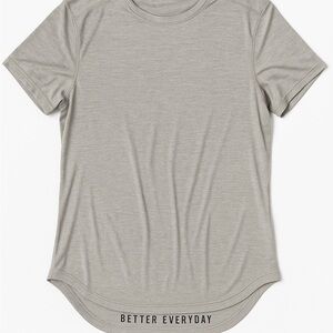 lululemon athletica Tan / Beige Short Sleeve Tee